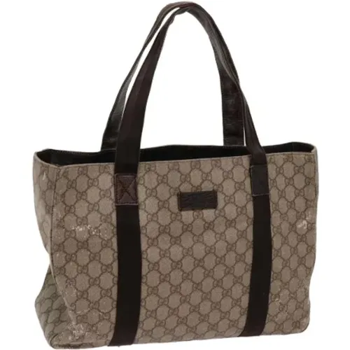 Pre-owned Tote Bags, female, , Size: ONE SIZE Pre-owned Leather totes - Gucci Vintage - Modalova