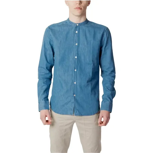 Men`s Long Sleeve Shirt Iberis CHA 01 , male, Sizes: 3XL, L, XL, 2XL - Peuterey - Modalova