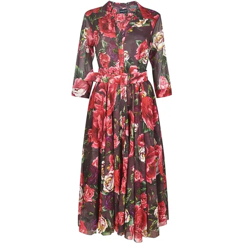 Pink Floral Dresses , female, Sizes: 2XL - Samantha Sung - Modalova