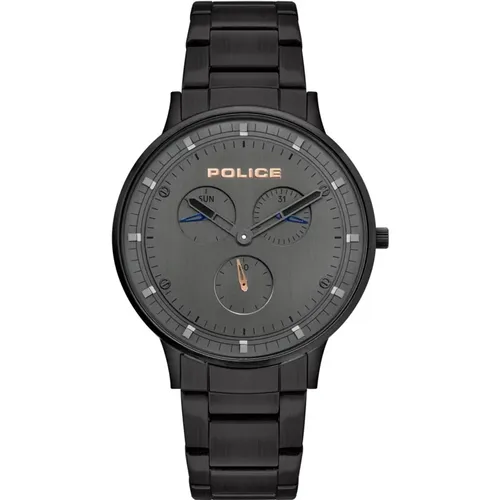 Watches, male, , Size: ONE SIZE Mens Watch Stainless Steel - Police - Modalova