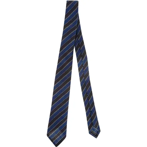 Blue Tie for Men , male, Sizes: ONE SIZE - Petronius 1926 - Modalova