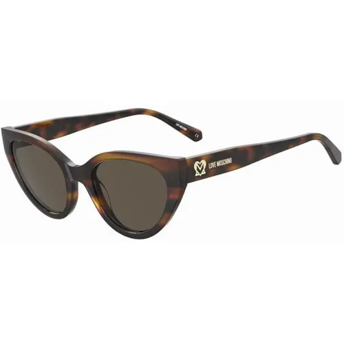 Stilvolle Sonnenbrille , Damen, Größe: 53 MM - Moschino - Modalova
