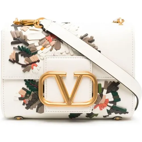 Valentino V Logo Shoulder Bag , female, Sizes: ONE SIZE - Valentino Garavani - Modalova