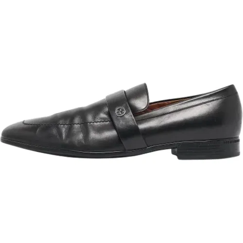 Pre-owned Flats, male, , Size: 8 US Pre-owned Leather flats - Gucci Vintage - Modalova