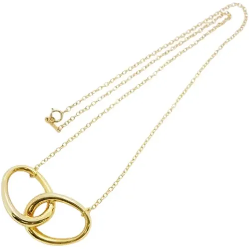 Pre-owned Jewellery, female, , Size: ONE SIZE Pre-owned Gold necklaces - Tiffany & Co. Pre-owned - Modalova