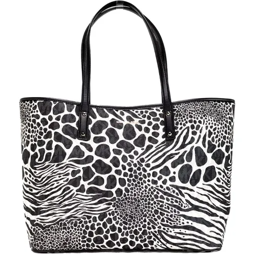 Animal Print Open Tote Shoulder Bag , female, Sizes: ONE SIZE - Michael Kors - Modalova