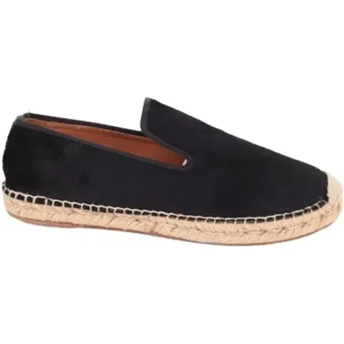 Pre-owned Flats, female, , Size: 9 US Pre-owned Leather espadrilles - Celine Vintage - Modalova