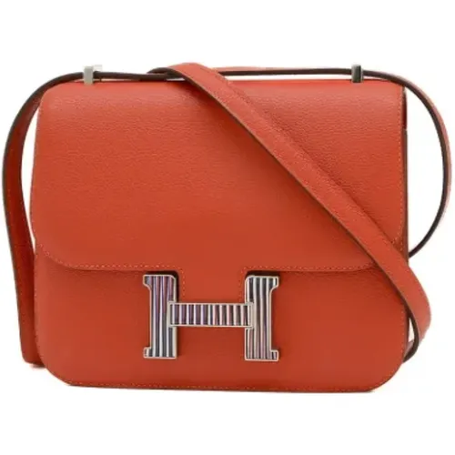 Pre-owned Leather crossbody-bags , female, Sizes: ONE SIZE - Hermès Vintage - Modalova