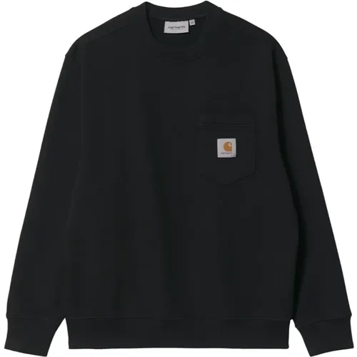 Brushed Cotton Loose Fit Sweatshirt , male, Sizes: XL - Carhartt WIP - Modalova