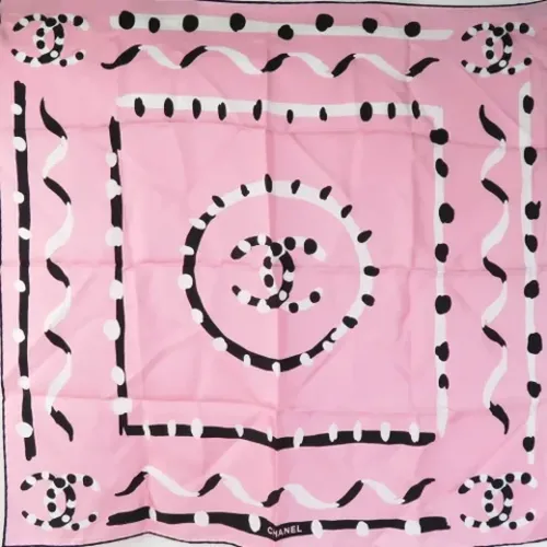 Pre-owned Silk scarves , female, Sizes: ONE SIZE - Chanel Vintage - Modalova