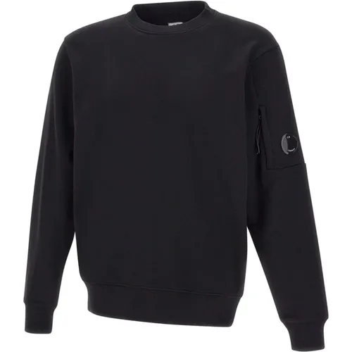 Cotton Sweatshirt with CP Lens , male, Sizes: M, 2XL - C.P. Company - Modalova