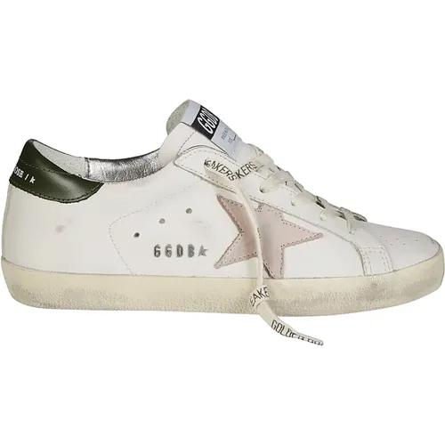 Sternferse Leder Sneakers , Damen, Größe: 37 EU - Golden Goose - Modalova