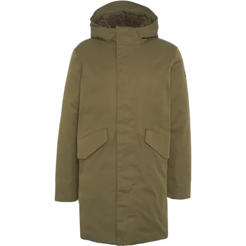 Parkas, male, , Size: XL Men's Clothing Parka Verde Aw25 - Save The Duck - Modalova