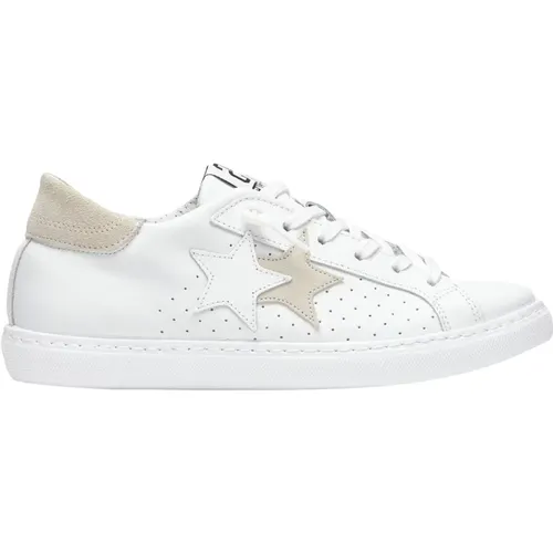 Sneakers, female, , Size: 6 US Leather Low-Top Sneaker - 2Star - Modalova