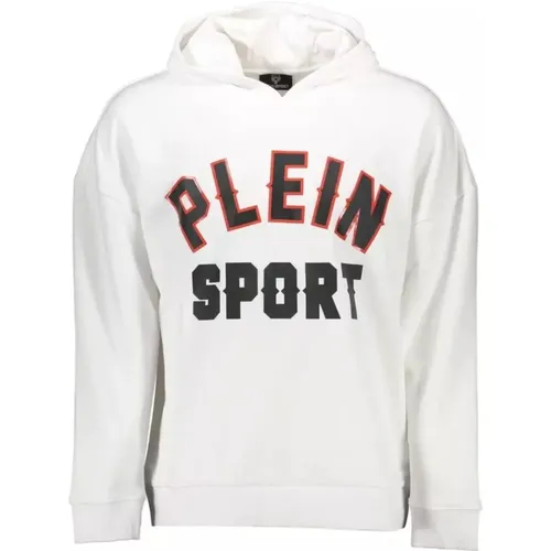 Hoodies, male, , Size: M Hoodie with Bold Prints - Plein Sport - Modalova