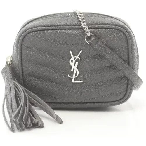 Pre-owned Cross Body Bags, female, , Size: ONE SIZE Pre-owned Leather shoulder-bags - Yves Saint Laurent Vintage - Modalova