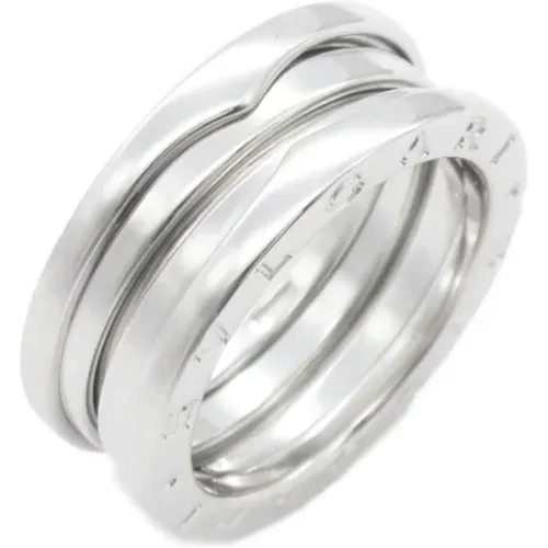 Pre-owned Jewellery, unisex, , Size: ONE SIZE Pre-owned White Gold rings - Bvlgari Vintage - Modalova