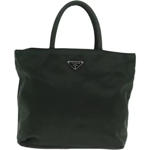 Pre-owned Tote Bags, female, , Size: ONE SIZE Pre-owned Canvas prada-bags - Prada Vintage - Modalova