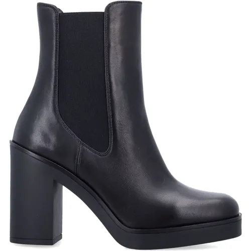 Schwarzer Geschlossener Chelsea Bootie Aw24 , Damen, Größe: 40 EU - Stuart Weitzman - Modalova