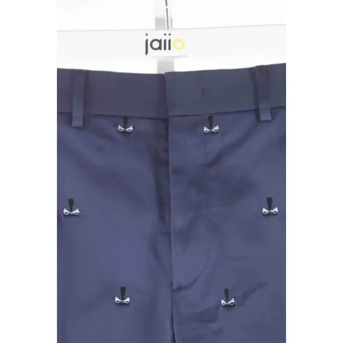 Pre-owned Cotton pants-shorts-skirts , female, Sizes: XL - Fendi Vintage - Modalova