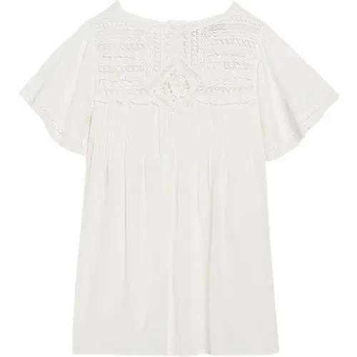 Victorian Ruffle Cotton Shirt , female, Sizes: XS - Vanessa Bruno - Modalova