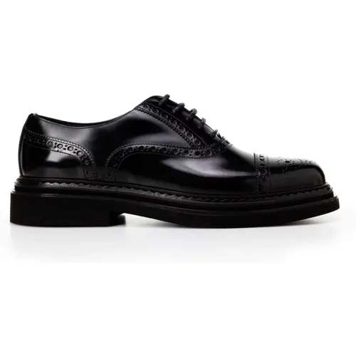 Schwarze Sneakers mit Pinaforemetal-Breite - Dolce & Gabbana - Modalova