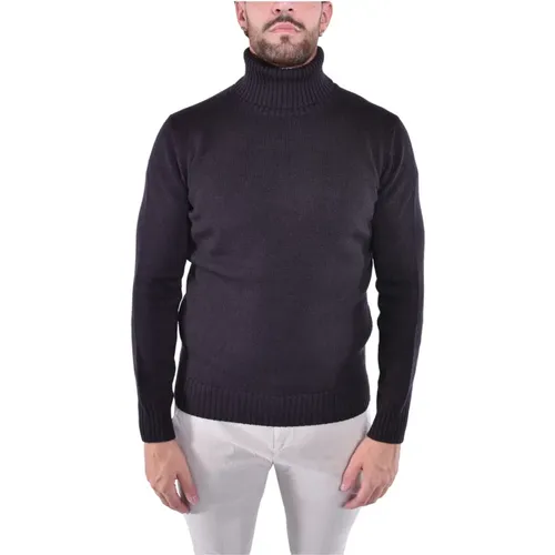 Turtlenecks, male, , Size: L Wool Turtleneck Sweater - Kangra - Modalova