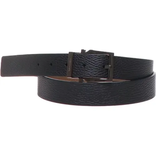 Cotton Elastan Belt , male, Sizes: 115 CM - Salvatore Ferragamo - Modalova