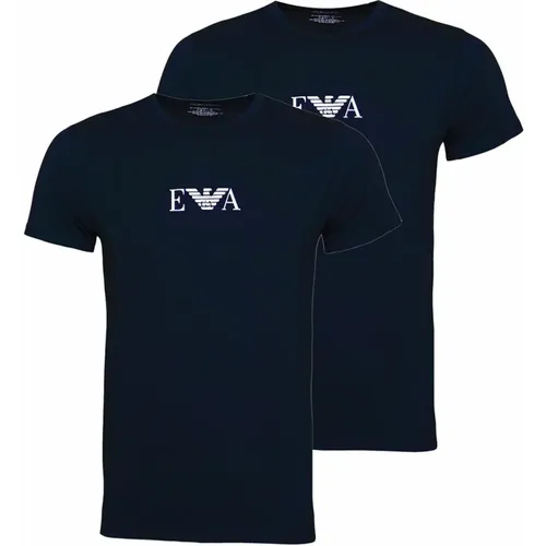 Er Pack Basic Rundhals T-Shirts , Herren, Größe: L - Emporio Armani - Modalova