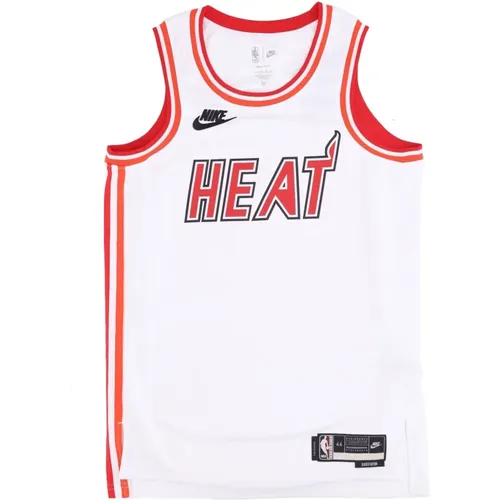 Sportswear, male, , Size: M Miami Heat Basketball Tank Top - Nike - Modalova