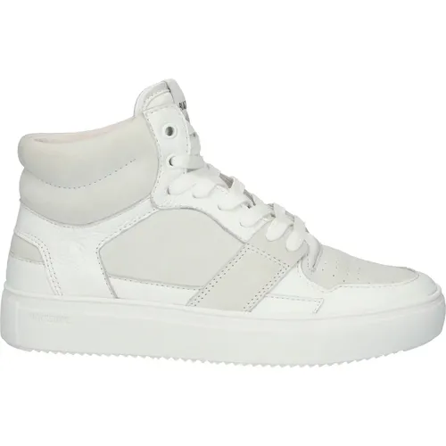 Xw42 Weiß - High Top Sneaker , Damen, Größe: 38 EU - Blackstone - Modalova
