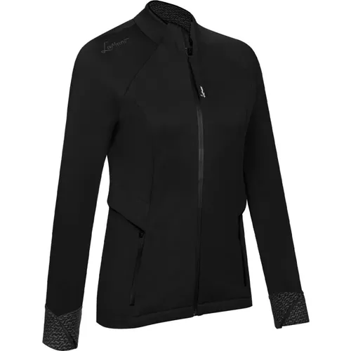 Schwarze Barbara Full Zip Jacke , Damen, Größe: M - LaMunt - Modalova