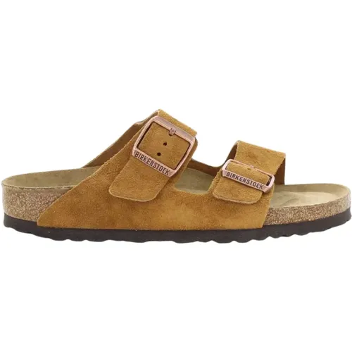 Damen Cognac Arizona Sandalen , Damen, Größe: 36 EU - Birkenstock - Modalova