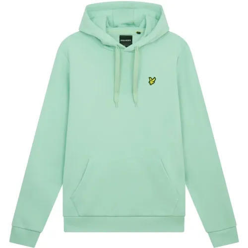 Turquoise Pullover Hoodie , male, Sizes: XS - Lyle & Scott - Modalova