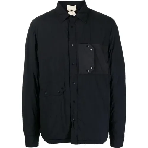 Fabric Jacket with French Collar , male, Sizes: M, 2XL, XL - Ten C - Modalova