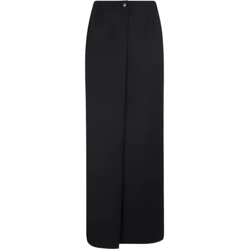 Wool Low Waist Skirt , female, Sizes: W34 - Givenchy - Modalova