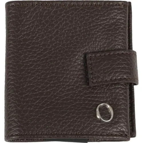 Classic Leather Wallet , male, Sizes: ONE SIZE - Orciani - Modalova