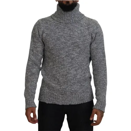 Turtlenecks, male, , Size: XS Elegant Turtleneck Sweater - Dolce & Gabbana - Modalova