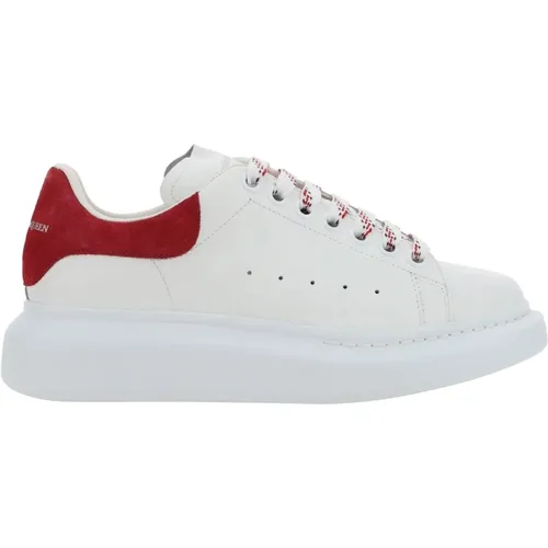 Oversized Leather Sneakers Women Italy , female, Sizes: 2 UK - alexander mcqueen - Modalova