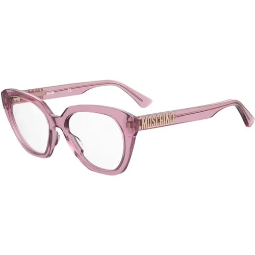 Fuchsia Rahmen Stilvolle Brille,Fuchsia Stilvolle Brille für Frauen - Moschino - Modalova