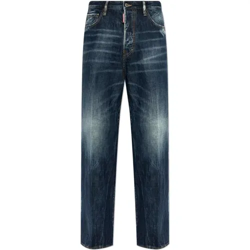 Straight Jeans, male, , Size: S Jeans Loose - Dsquared2 - Modalova
