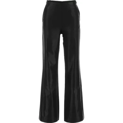 Schwarze Polyester-Mischung Stilvolle Hose , Damen, Größe: XS - Diesel - Modalova