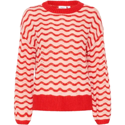 Crescentsz Pullover Strick in Cayenne - Saint Tropez - Modalova