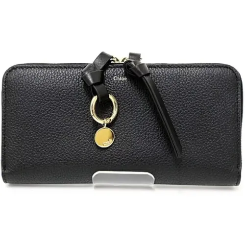 Pre-owned Wallets, female, , Size: ONE SIZE Pre-owned Leather wallets - Chloé Pre-owned - Modalova