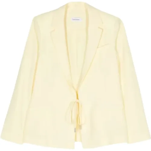 Womens Jacket with Laces , female, Sizes: L, XS, M - Calvin Klein - Modalova
