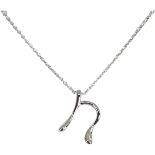 Pre-owned Jewellery, female, , Size: ONE SIZE Pre-owned Silver necklaces - Tiffany & Co. Pre-owned - Modalova