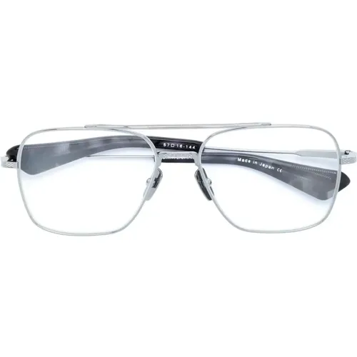 Glasses, male, , Size: 57 MM Silver Optical Frame Stylish Everyday Use - Dita - Modalova