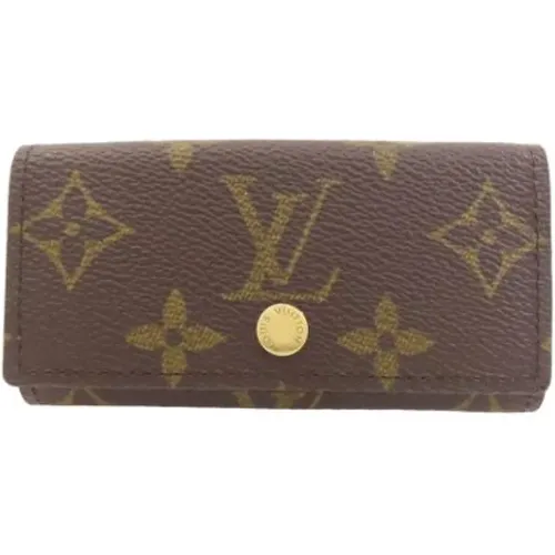 Pre-owned Accessories, female, , Size: ONE SIZE Pre-owned Canvas Key-holder - Louis Vuitton Vintage - Modalova