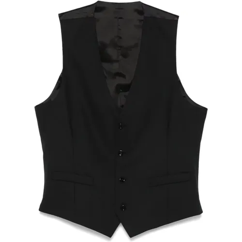 Vests, male, , Size: 2XL Button-Up Jacket with Adjustable Strap - Lardini - Modalova