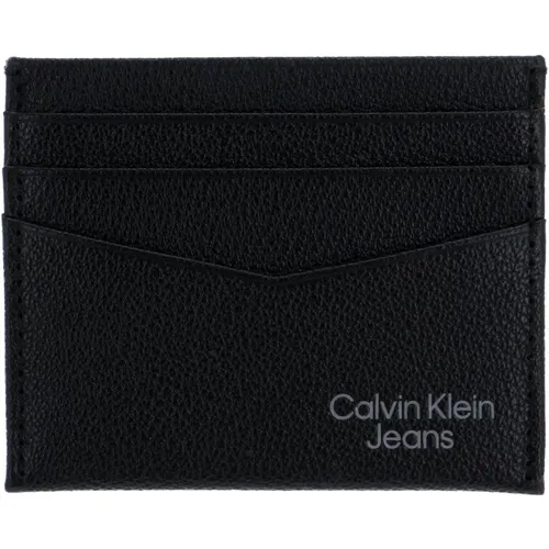 Mens Wallet, Leather Cardholder , male, Sizes: ONE SIZE - Calvin Klein - Modalova